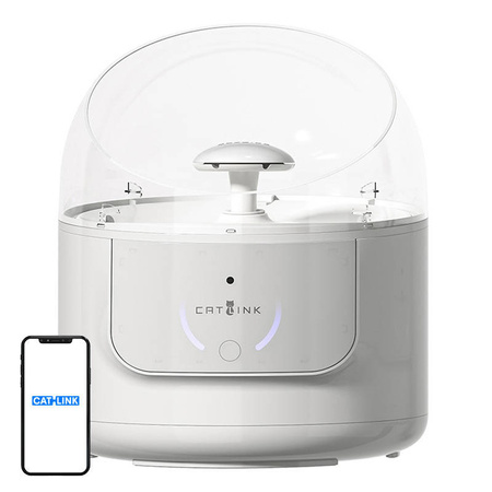 Inteligentna fontanna/poidło dla psa i kota Catlink Pure + Filtry wymienne do fontanny