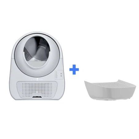 Inteligentna samoczyszcząca kuweta dla kotów Catlink Scooper Young Version + schody (szare)