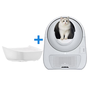 Inteligentna samoczyszcząca kuweta dla kotów Catlink Scooper Young Version + Schody do kuwet Catlink Scooper